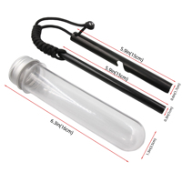 Bâtonnet de Ferrocerium Baiyuheng en Gros pour Allumage de Feu, Kit de Survie avec Cordon en Paracorde et Emballage en Tube Plastique