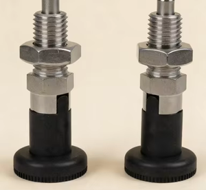 Промышленные регулируемые опорные ножки с нейлоновым основанием и резьбовым штоком - Product Image 2