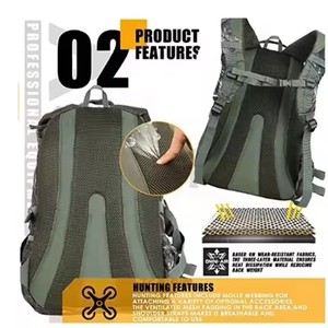 Mochila Resistente al Agua para Exteriores, con Cremallera Externa, para Escalada, Deportes al Aire Libre, Caza, Senderismo, Mochila Duradera, Trampa para Animales - Product Image 5