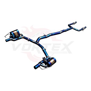 Vortex W205 C43 catback AMG ไทเทเนียมสีฟ้า2016-2023แบบเหวี่ยงประสิทธิภาพสูง - Product Image 3