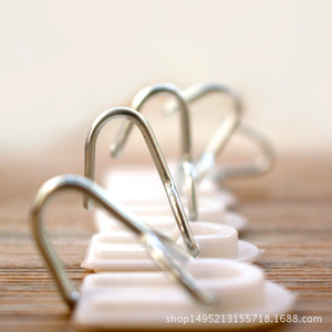 Creative Plastic <b>Hooks</b>, Pack of 6, Residue-Free Adhesive <b>Hooks</b> for Doors and <b>Bathrooms</b>, Creative <b>Bathroom</b> Wall <b>Hooks</b> - Product Image 4