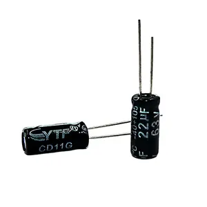 22UF 50V Đen 2000 Giờ Lưỡng Cực Nhôm Loại Điện Phân Tụ Với Giá Thấp Tụ Ngân Hàng Để Bán