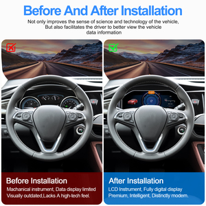 Navihua - Mise à niveau automobile pour Buick Envision 2014-2021 : Tableau de bord numérique LCD avec système Linux, Carplay et cockpit virtuel - Product Image 5
