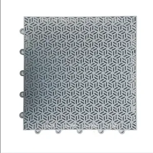 Carrelage de sol extérieur en plastique amovible pour terrain de sport Carrelage antidérapant pour basket-ball, tennis, volley-ball Tuiles de sport pour hockey