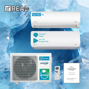เครื่องปรับอากาศแบบแยกส่วนขนาดเล็ก Zero ใช้สารทำความเย็น R410a ประหยัดพลังงาน ใช้งานง่าย ควบคุมความชื้น ระบบทำความสะอาดตัวเอง Z-real - Product Image 1