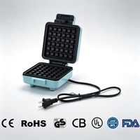 Nouvelle Gaufrier Électrique Portable Automatique Antiadhésive de 4 Pouces avec Plaques à Gaufres pour Usage Domestique 2026