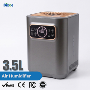 Humidificador Evaporativo Eléctrico de Plástico de 3.5L con Humidostato para Humidificar el Aire del Hogar - Product Image 1