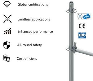 Strong Scaffold Ladder Beam Capacity Hot <b>Dip</b> Galvanized Q235 Scaffolding System Ringlock - Product Image 5