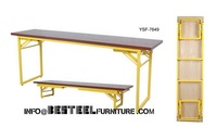 Table de réunion pliable en nid d'abeille, résistante au feu, avec cadre métallique, pour la maison, le bureau et les conférences – Vente chaude au Japon