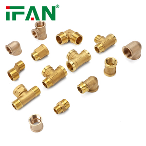IFAN Practical <strong>Copper</strong> Fitting High Pressure Full <strong>Shape</strong> Fitting Brass 1/2''-2'' Yellow Wholesale Brass Fitting