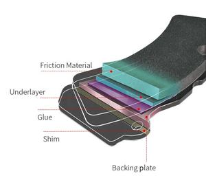 SDCX OEM ODM D1095-7957 / D973-7957 / D3132 /SP2091No frein arrière Chine plaquette de frein supérieure prix direct d'usine plaquette de frein pour Ni - Product Image 3