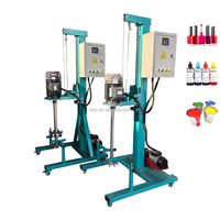 Mélangeur de peinture électrique industriel automatique DZJX de 5000 litres (5 tonnes) avec cylindre et distributeur, machine de mélange de pâte doseuse