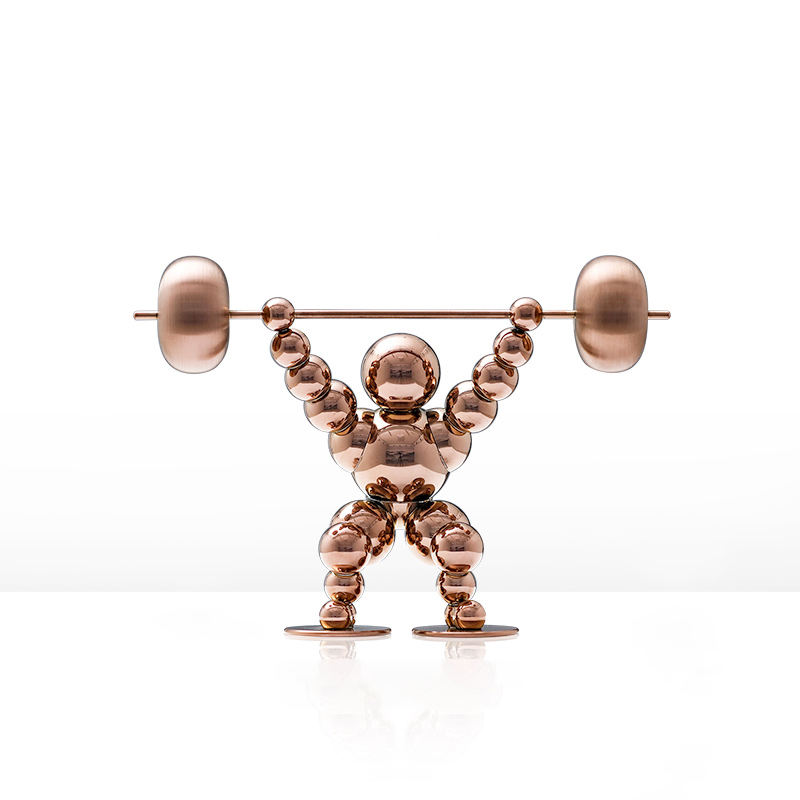 Donnez-lui votre décoration tout en or rose