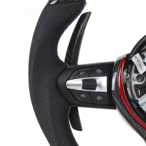 Volante Modificado de Fibra de Carbono con LED para <span class=keywords><strong>BMW</strong></span> M3 M4 <span class=keywords><strong>M5</strong></span> F80 F82 E90 E91 X5 X6 F16 F10 F30 F32 F36 <span class=keywords><strong>F60</strong></span> - Product Image 4