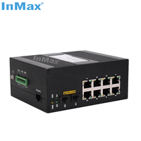 10 ports 10/100/1000M commutateur PoE Géré d'ethernet de soutien bague
