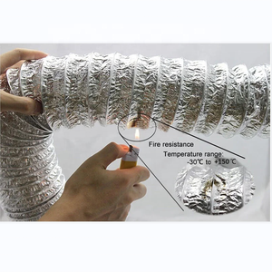 <span class=keywords><strong>Conduit</strong></span> en aluminium ignifuge <span class=keywords><strong>de</strong></span> style industriel, disponible en plusieurs tailles, isolation phonique en feuille d'aluminium, <span class=keywords><strong>conduit</strong></span> flexible ondulé - Product Image 2