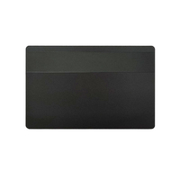Miroir réfléchissant en métal imprimable de 0.8mm, carte-cadeau polie avec emplacement à puce et sans Signature