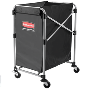 Rubbermaid X-Cart Sacco per Bucato 150 L Nero Carrello Pieghevole con Ruote - Product Image 2