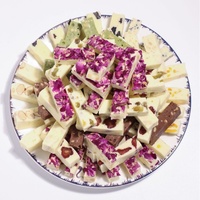 Nougat en gros, doux et fruité, en forme de cube, personnalisable, OEM, qualité supérieure, 500g, idéal pour les fêtes, en vente