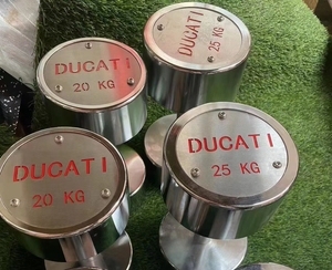 Pezzi di bilanciere e manubri di lusso e di alta gamma personalizzabili con logo <span class=keywords><strong>KG</strong></span> LB - Product Image 5