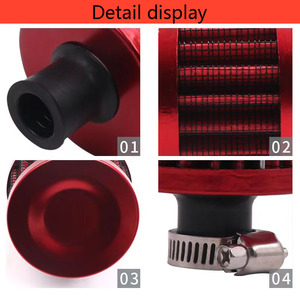 Xe Mini 12Mm Lọc Sửa Đổi Với Nấm Đầu Và Mùa Đông Nấm Đầu Phổ Intake Bộ Lọc Không Khí - Product Image 6