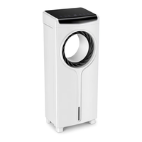 Ventilateur sur pied sans pales de haute qualité, à économie d'énergie, à commande numérique, couleur blanche, pour usage domestique