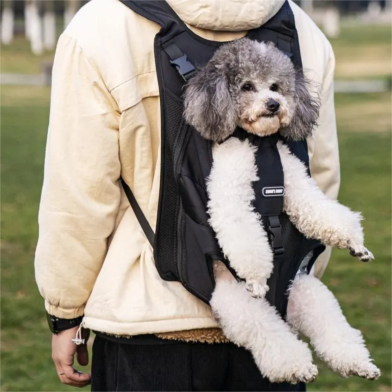 ファッショナブルなナイロンペットキャリアバックパックジッパークロージャー小型犬と猫のための持続可能なトラベルバッグ猫と犬のキャリア