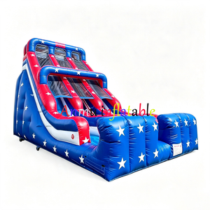 Ofrecemos el Nuevo Tobogán Inflable Comercial de Doble Pista <span class=keywords><strong>para</strong></span> Niños a Precio de Mayoreo. Se Puede Personalizar en Tamaño. - Product Image 4