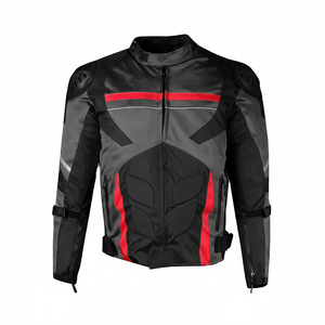 Impresión personalizada bordado ropa deportiva transpirable montar moto carreras Denim Jeans chaqueta resistencia al fuego características de protección - Product Image 1