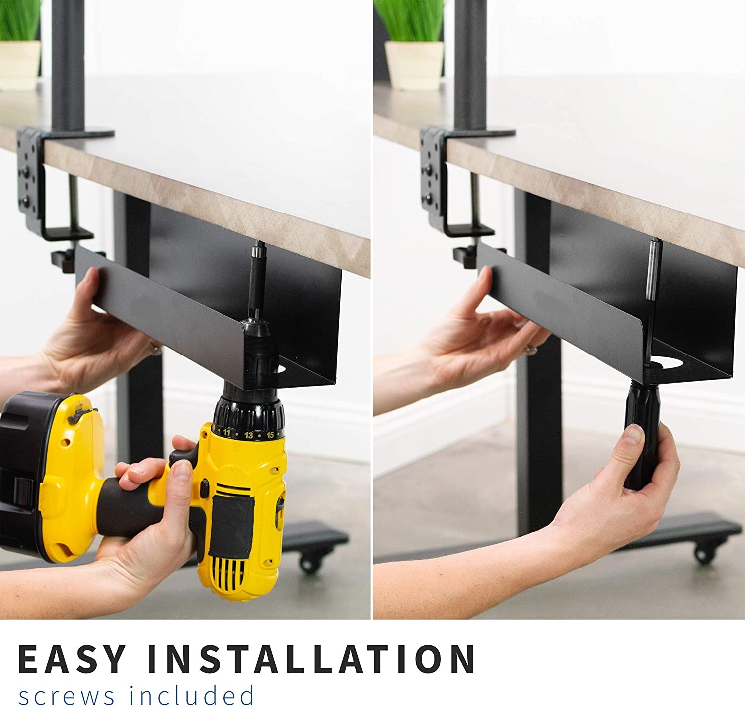 hot sale wire rack table black wire rack desk storage metal wire rack under desk cable management tray