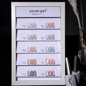 10 couleurs quatre saisons glace pénétrant armure huile Gel 2025 nouvelle couleur nue gelée couleur Jade graisse costume exclusif pour les salons de manucure - Product Image 1