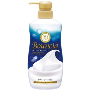 ผลิตในญี่ปุ่น COW Bouncia บอดี้เจล สบู่เหลวสีขาว 480 มล. เชียบัตเตอร์ ไฮยาลูรอนิค แอซิด คอลลาเจน บำรุงผิวชุ่มชื้นทุกสภาพผิว ขายส่ง - Product Image 2