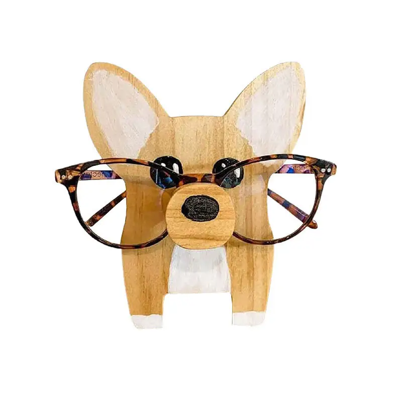 Creative new wooden animal series glasses sunglasses eyewear wooden display stand rack holder wholesale