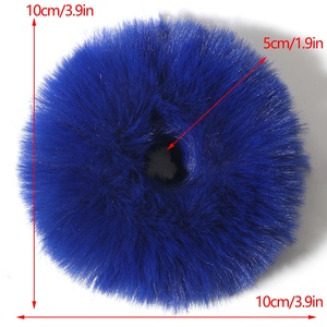 ที่มัดผมแบบยืดหยุ่นสำหรับผู้หญิงใหม่ผ้านุ่มมัดผมอุปกรณ์เสริมมัดผมสำหรับฤดูหนาว - Product Image 3