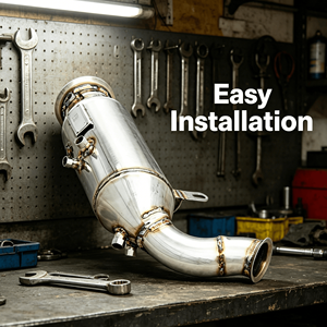 Système d'échappement Catback Valvetronic en acier inoxydable pour <span class=keywords><strong>Audi</strong></span> A4/S4/<span class=keywords><strong>A5</strong></span>/S5/B8 Finition polie miroir - Product Image 3