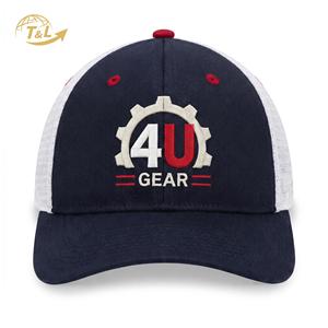 Gorra de béisbol estructurada de 5 paneles de alta calidad 4U, venta al por mayor, con logo personalizado impreso, gorras de camionero de malla transpirable para hombre, ideales para el verano. - Product Image 2