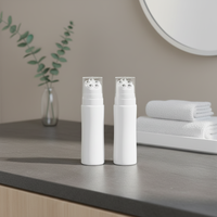 Bouteille en plastique HDPE de 100 ml 200 ml avec applicateur à bille à 5 billes Huile capillaire Lotion pour le visage Lotion pour le corps Utilisation de bouteilles d'emballage vides