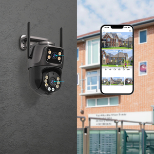 4K 8MP Home Security System Dual Lens <strong>Camera</strong> 4MP Dual Lens Dual Screen AI Auto Tracking IP CCTV Audio <strong>Video</strong> 4x CMOS Cloud - Product Image 3