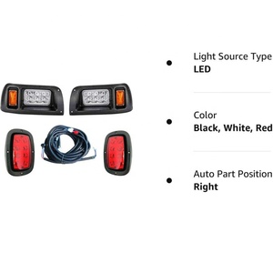 Kits de phares et de feux arrière LED OVOVS Club Car <span class=keywords><strong>DS</strong></span> pour voiturettes de golf Club Car <span class=keywords><strong>DS</strong></span> à essence et électriques 1993 et plus - Product Image 5