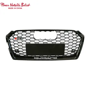 Automotive kunststoff grille für Audi A5 S5 schwarz kühlergrill für audi RS5 honeycomb grill quattro stil 2017-2019