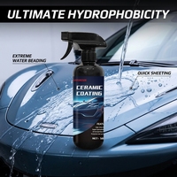 Spray de Revestimiento para Pintura de Automóviles al por Mayor, Repelente de Lluvia, Antiincrustante, Sellador de Spray Nano Cerámico Superhidrófobo para Carrocería