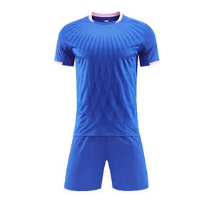 Seragam Sepak Bola Premium Custom dengan Cetak Transfer Panas, Jahitan Tahan Lama, Cepat Kering, Lengan Pendek - Product Image 3