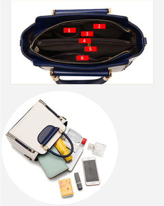 Faible <span class=keywords><strong>tarif</strong></span> fabriqué au Myanmar # PA1079 nouveauté sac en cuir Pu pour femme mode classique Design de luxe personnalisé sac à main et sac à main pour les femmes - Product Image 4