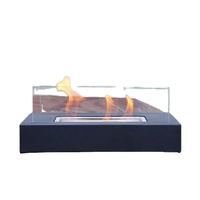 Cheminée à éthanol rectangulaire portable pour table, foyer extérieur et intérieur, chauffage et lampe à flamme, modèle GH-008, décoration moderne pour la maison