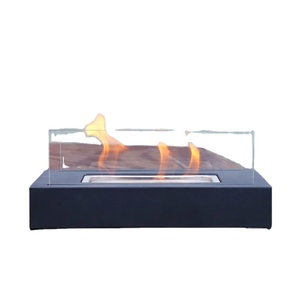 Chimenea <span class=keywords><strong>de</strong></span> <span class=keywords><strong>Etanol</strong></span> Rectangular para Mesa, Chimenea Portátil para Exteriores, Calentador y Lámpara <span class=keywords><strong>de</strong></span> Llama, Decoración Moderna para el Hogar - Product Image 5