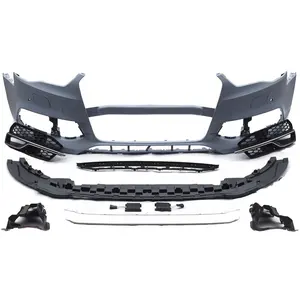 Bumper Depan Mobil A3 8V, Bodykit Mobil Tanpa Grill Audi A3 S3 8V 2012 2013 2014 2015 2016