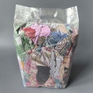 Trapos de Limpieza de Color Claro 100% Algodón, Trapos de Color para Limpieza Industrial, Mezclados, Disponibles en Paquetes de 5 kg - Product Image 1