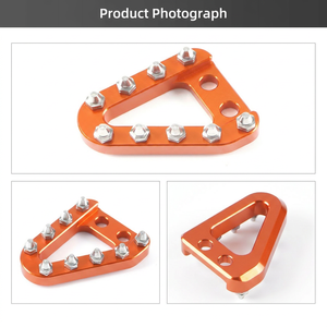 Pédale de frein de moto anodisée durable, fabriquée directement en usine, compatible avec Husqvarna <span class=keywords><strong>KTM</strong></span>, pièces modifiées pour la course tout-terrain - Product Image 3