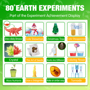 Đẹp Trái Đất Khoa Học Kit Cho Trẻ Em Khoa Học Bộ Dụng Cụ Cho Trẻ Em Tuổi 8-12, 8 9 10 Năm Cậu Bé Món Quà Sinh Nhật Núi Lửa Thí Nghiệm Kit - Product Image 5