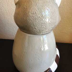 Ensemble de pots en céramique vides uniques OEM avec couvercles pour biscuits, sucre, noix, bonbons, nourriture, organisateur de cuisine, pots de rangement - Product Image 3